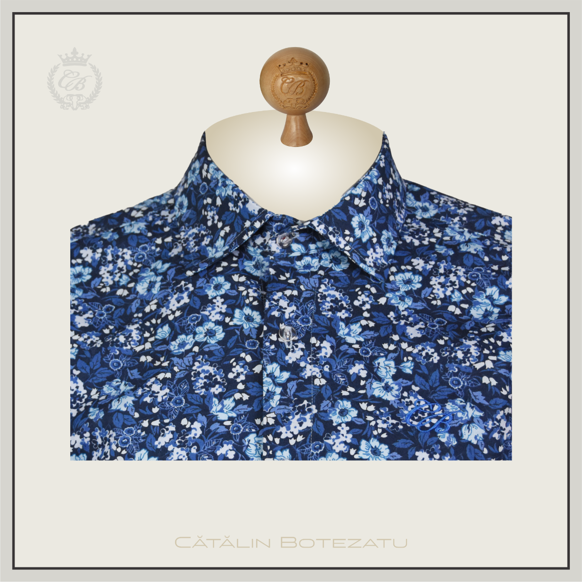 Floral Symphony - cămașă slim fit Cătălin Botezatu