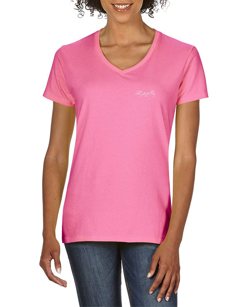 PINK PARADISE - tricou minimalist pentru femei