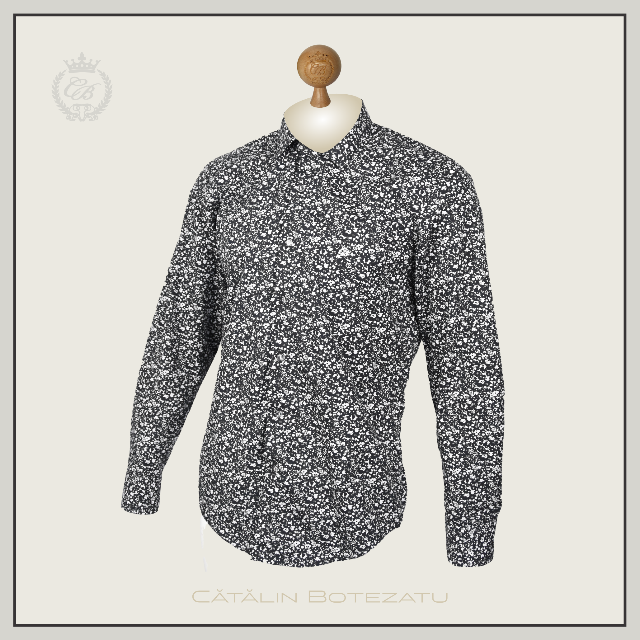 BLACK ORCHID - cămașă slim fit Cătălin Botezatu
