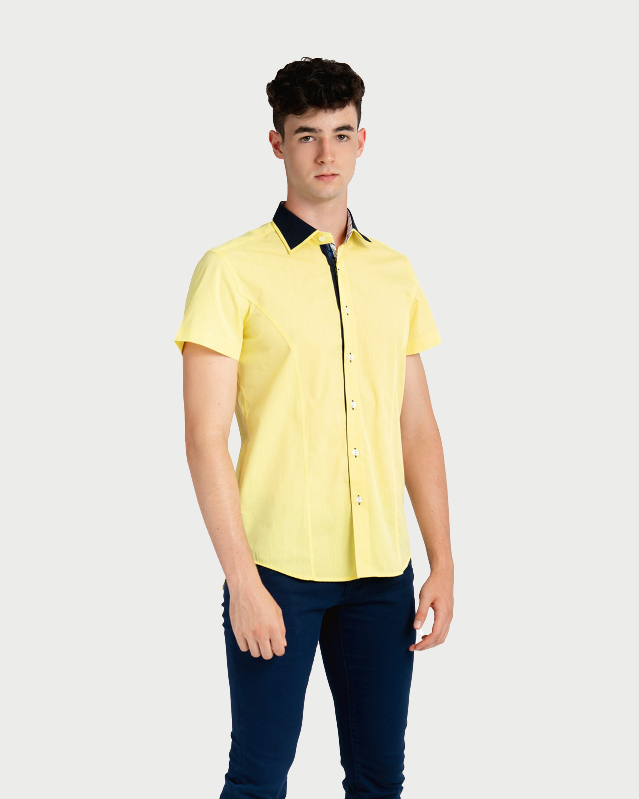 YELLOW SUMMER - Camasa cu maneca scurta