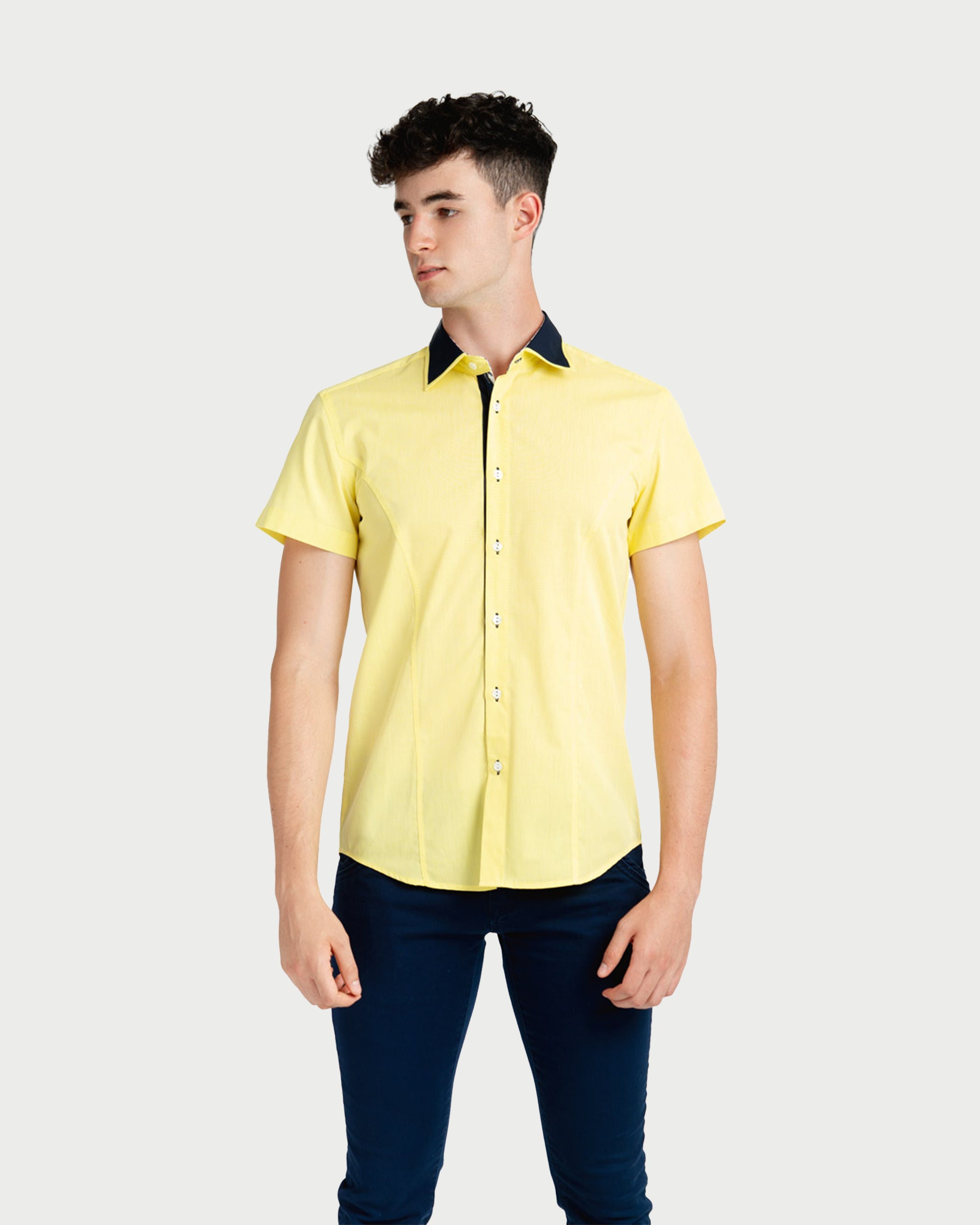 YELLOW SUMMER - Camasa cu maneca scurta