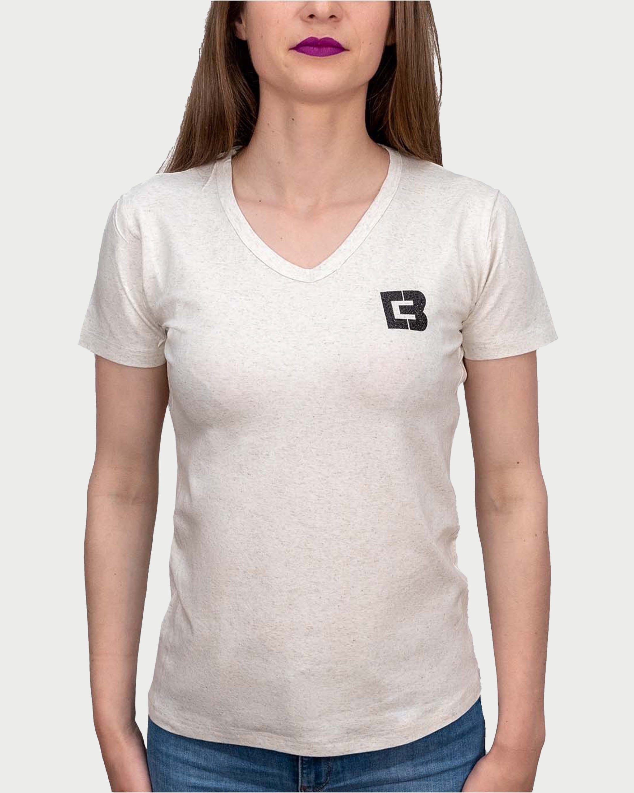 CREAM SENSATION - tricou minimalist pentru femei