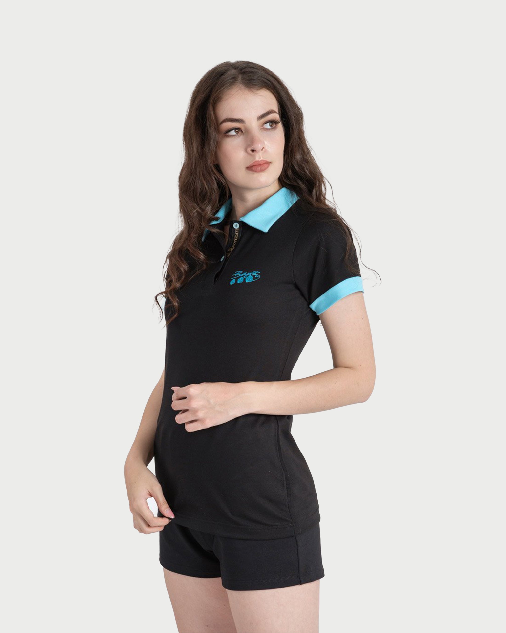 BLACK FEATHER - tricou polo din bumbac premium