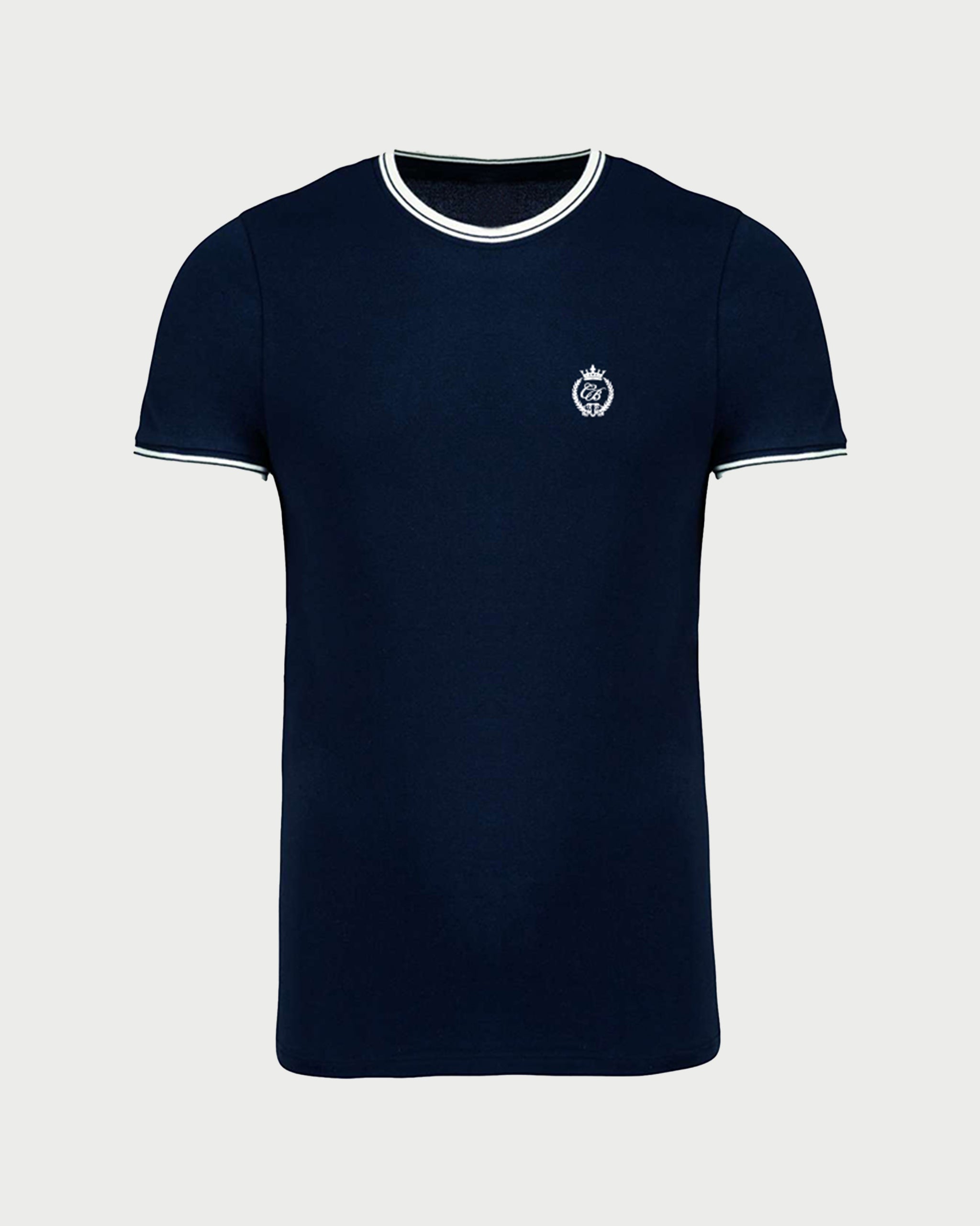 OFF B NAVY- Tricou barbatesc din bumbac