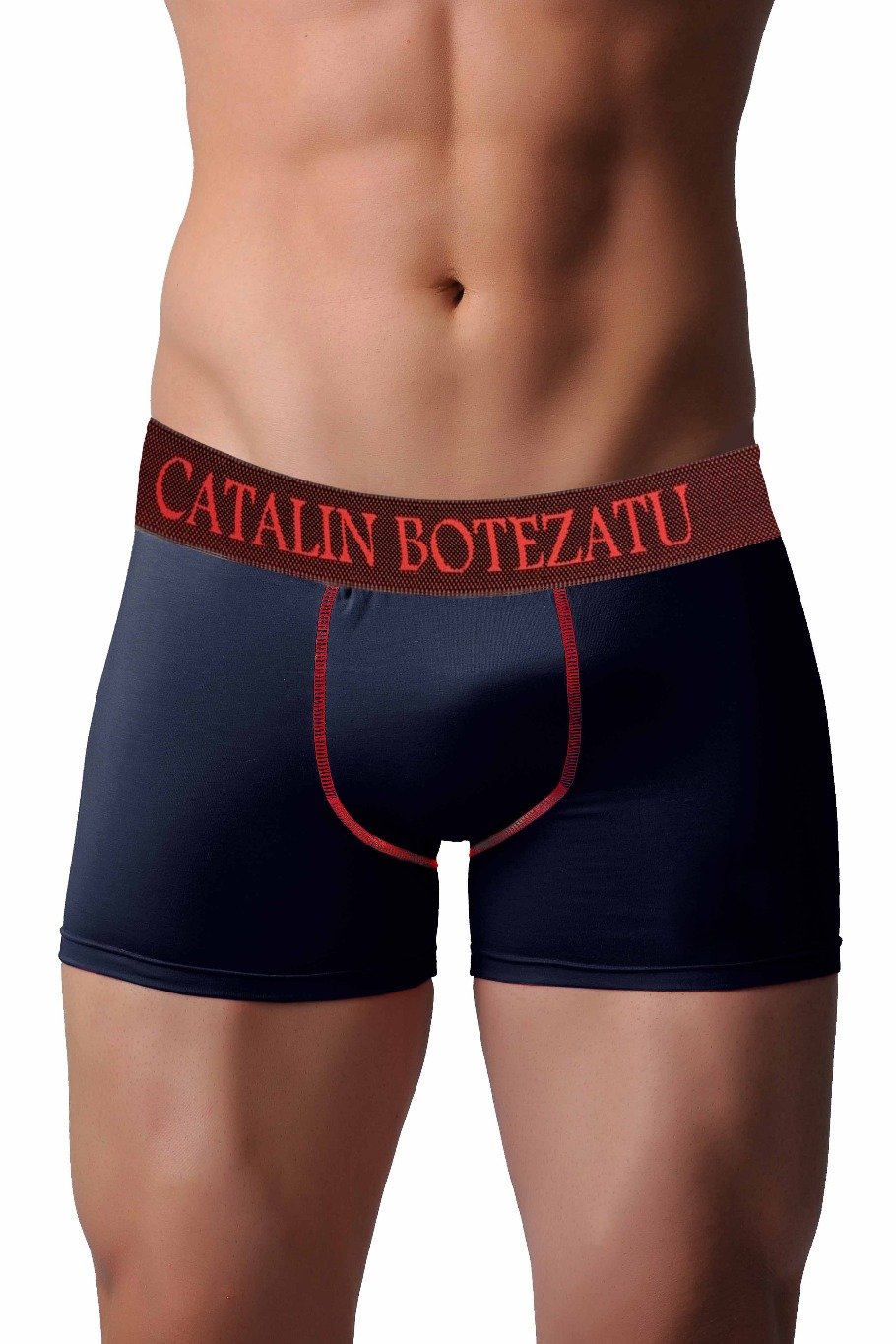 NAVY ABYSS - boxeri din bumbac premium