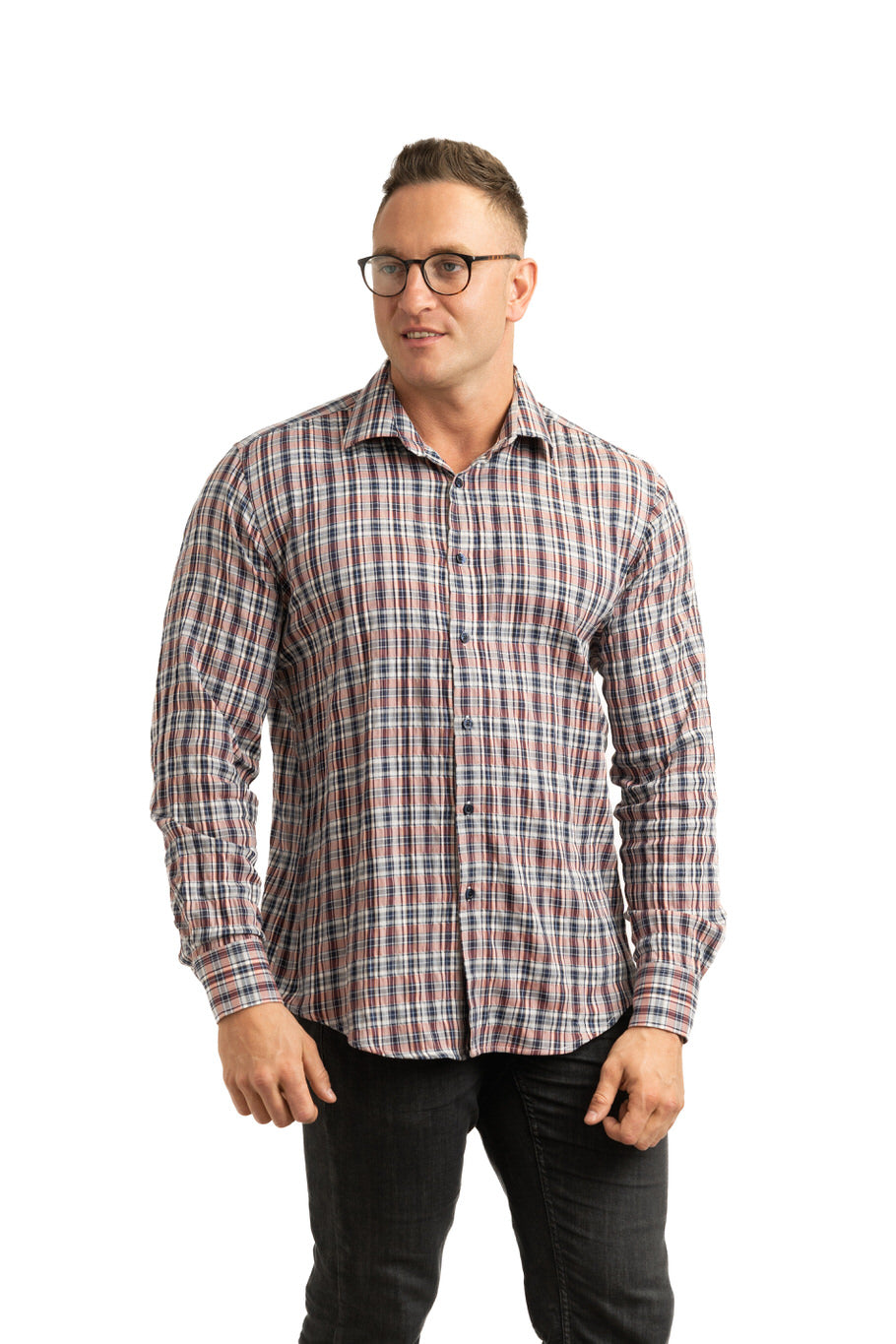 RED PLAIDS - camasa casual pentru barbati