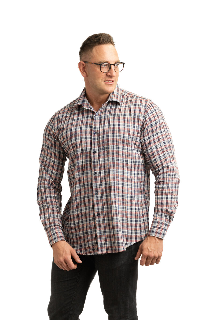 RED PLAIDS - camasa casual pentru barbati