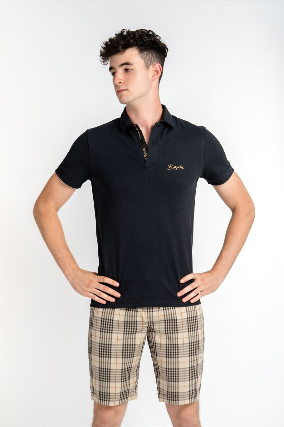 PLAID SHORTS - pantaloni barbatesti scurti
