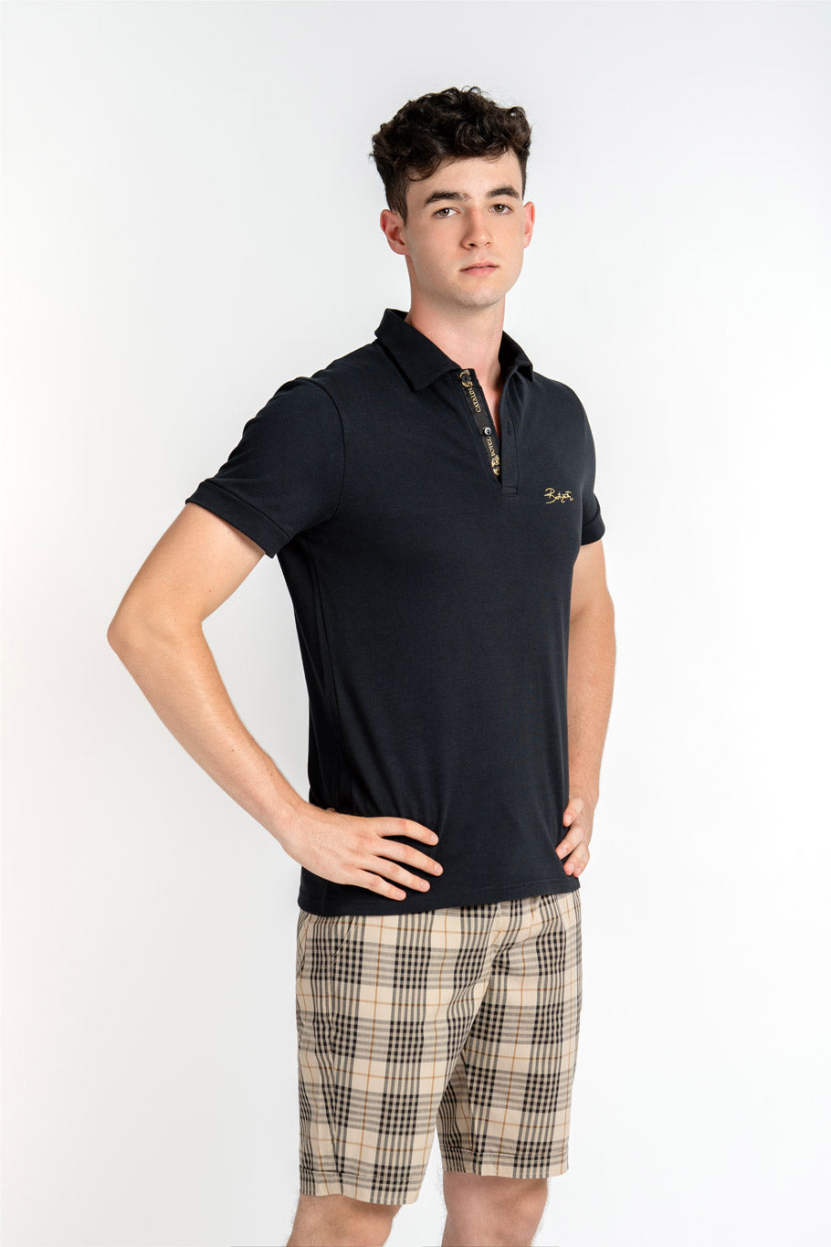 PLAID SHORTS - pantaloni barbatesti scurti