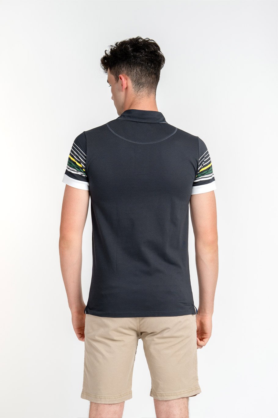 DARK LINES - Tricou polo din bumbac premium
