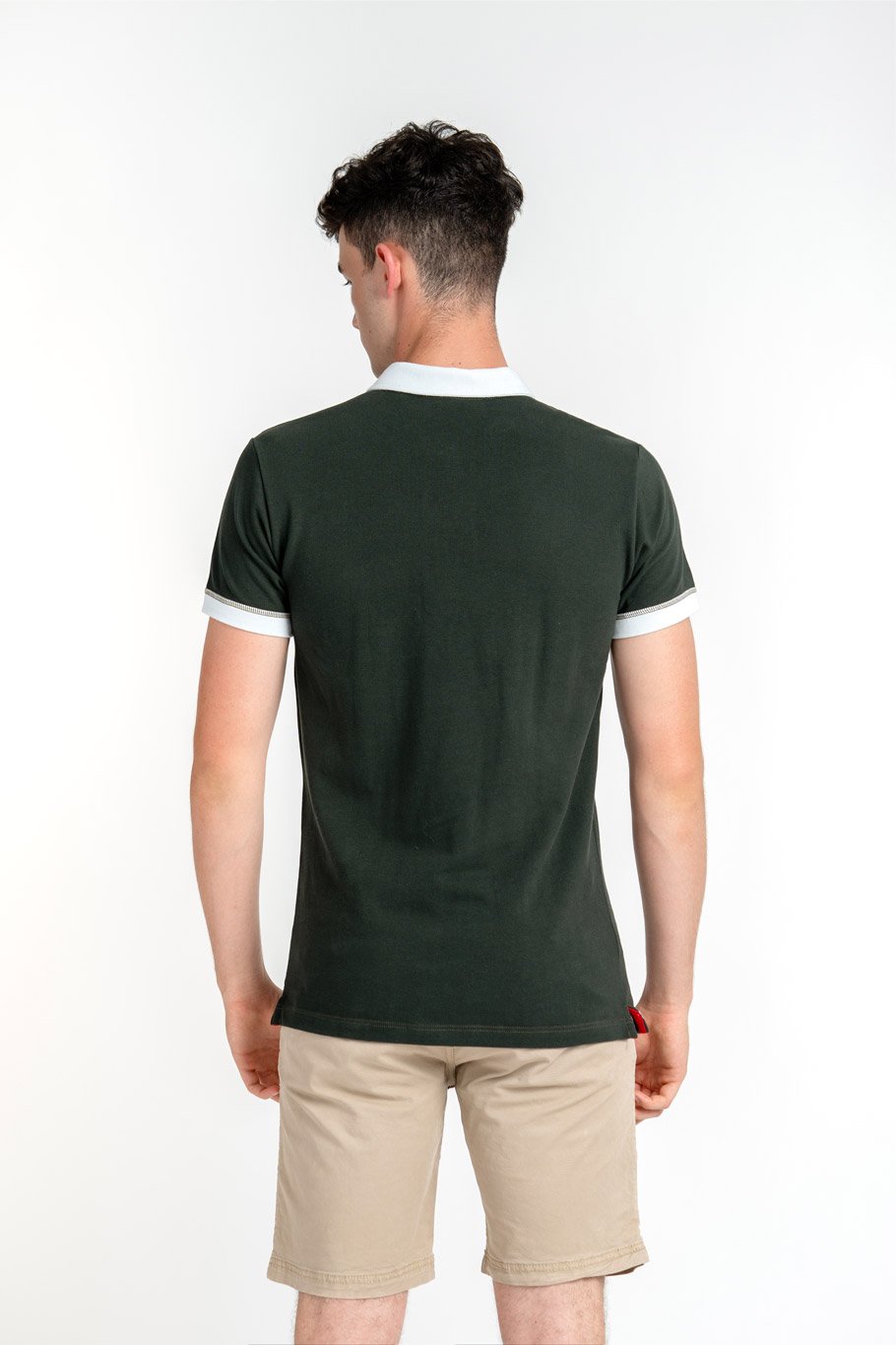 KHAKI CRAZE - tricou polo din bumbac premium