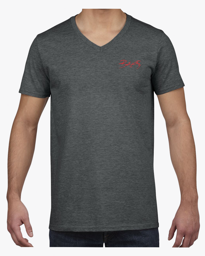 GREY ANGEL - tricou  din bumbac in V