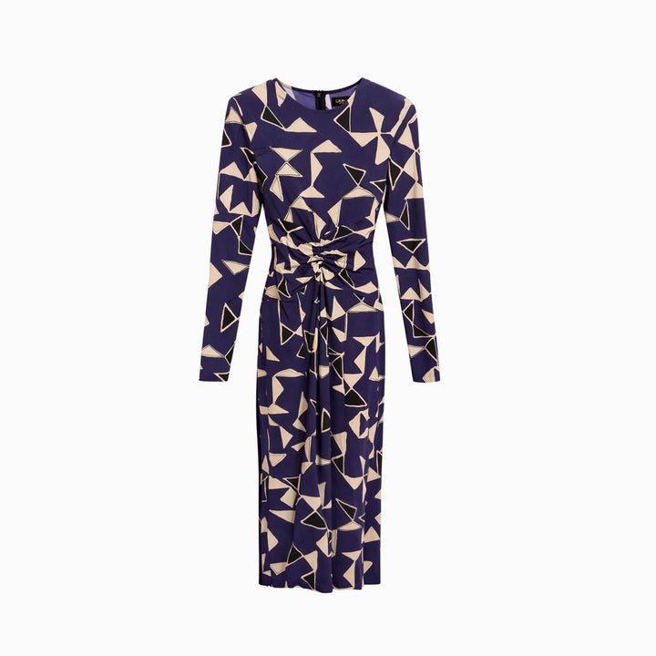 Rochie midi cu print geometric - Catalin Botezatu