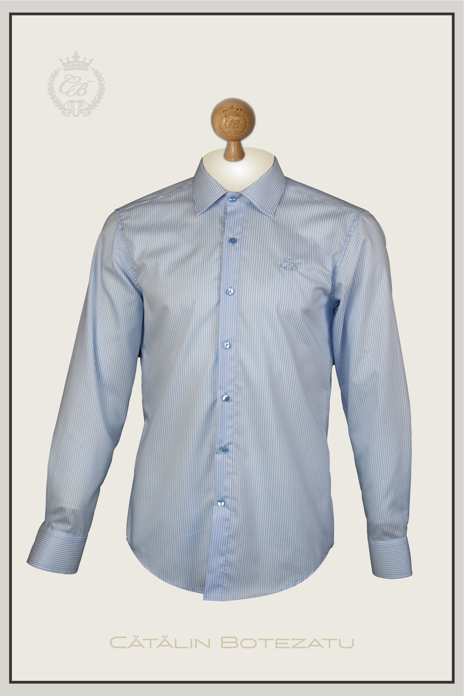 AZURE ELEGANCE - cămașă slim fit Cătălin Botezatu