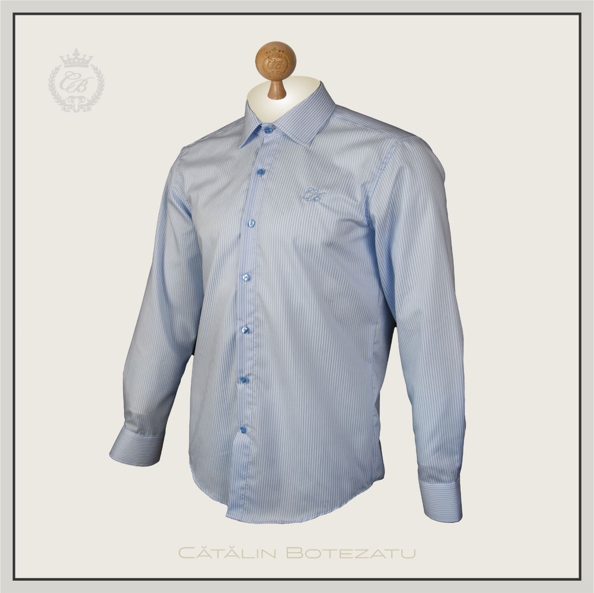 AZURE ELEGANCE - cămașă slim fit Cătălin Botezatu