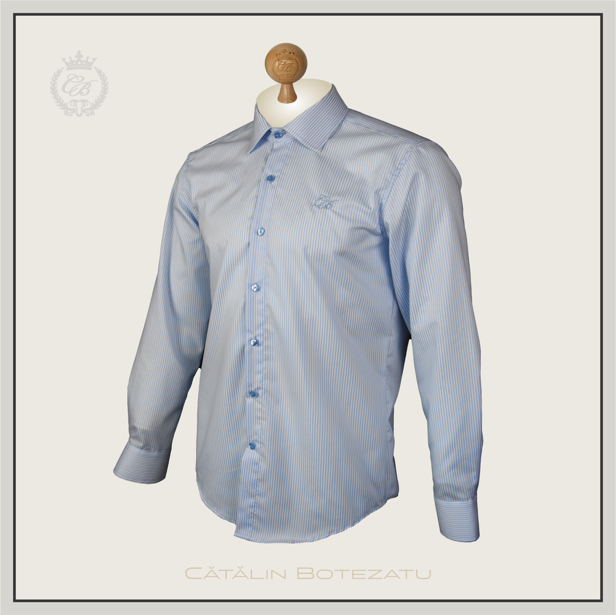 AZURE ELEGANCE - cămașă slim fit Cătălin Botezatu