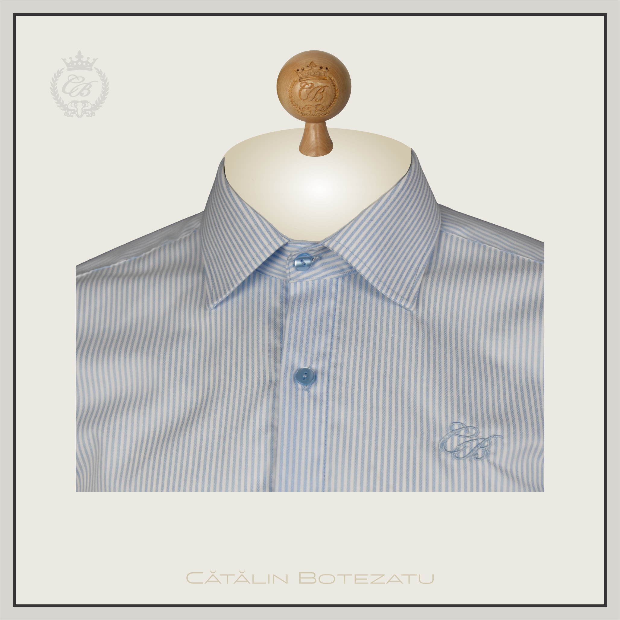 AZURE ELEGANCE - cămașă slim fit Cătălin Botezatu