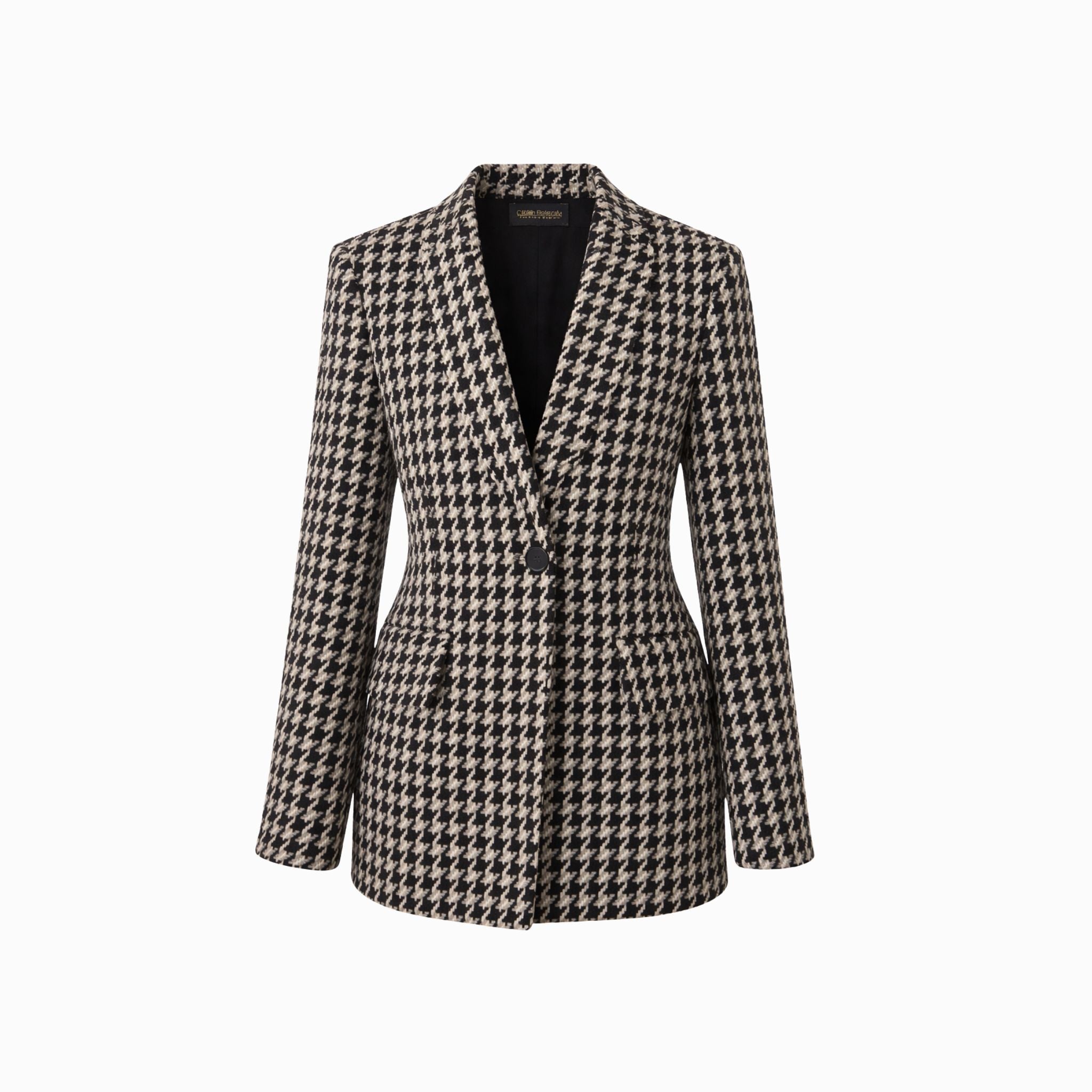 🖤 Sacou elegant în carouri – lână premium Catalin Botezatu