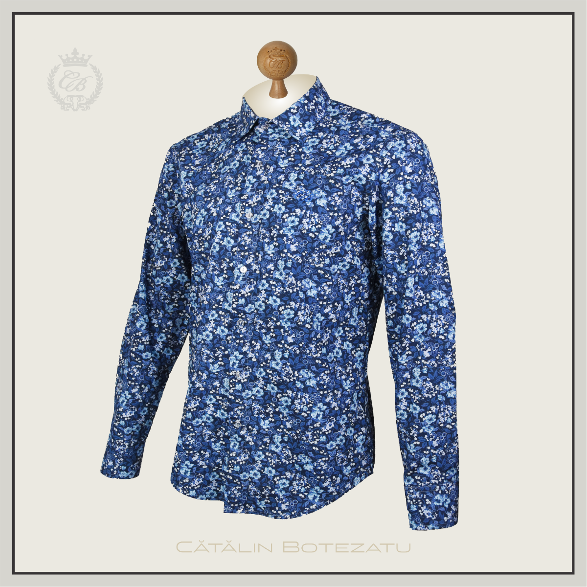 Floral Symphony - cămașă slim fit Cătălin Botezatu