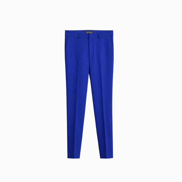 Pantaloni eleganți albaștri tip pană – Cătălin Botezatu