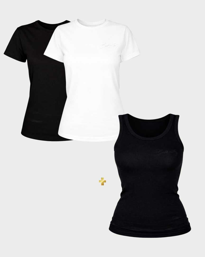 Pachet Smart Mix- 2 tricouri + 1 maiou