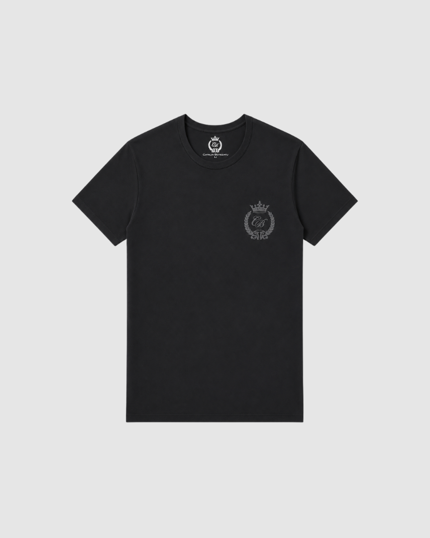 Tricou negru bărbați Cătălin Botezatu – bumbac PREMIUM