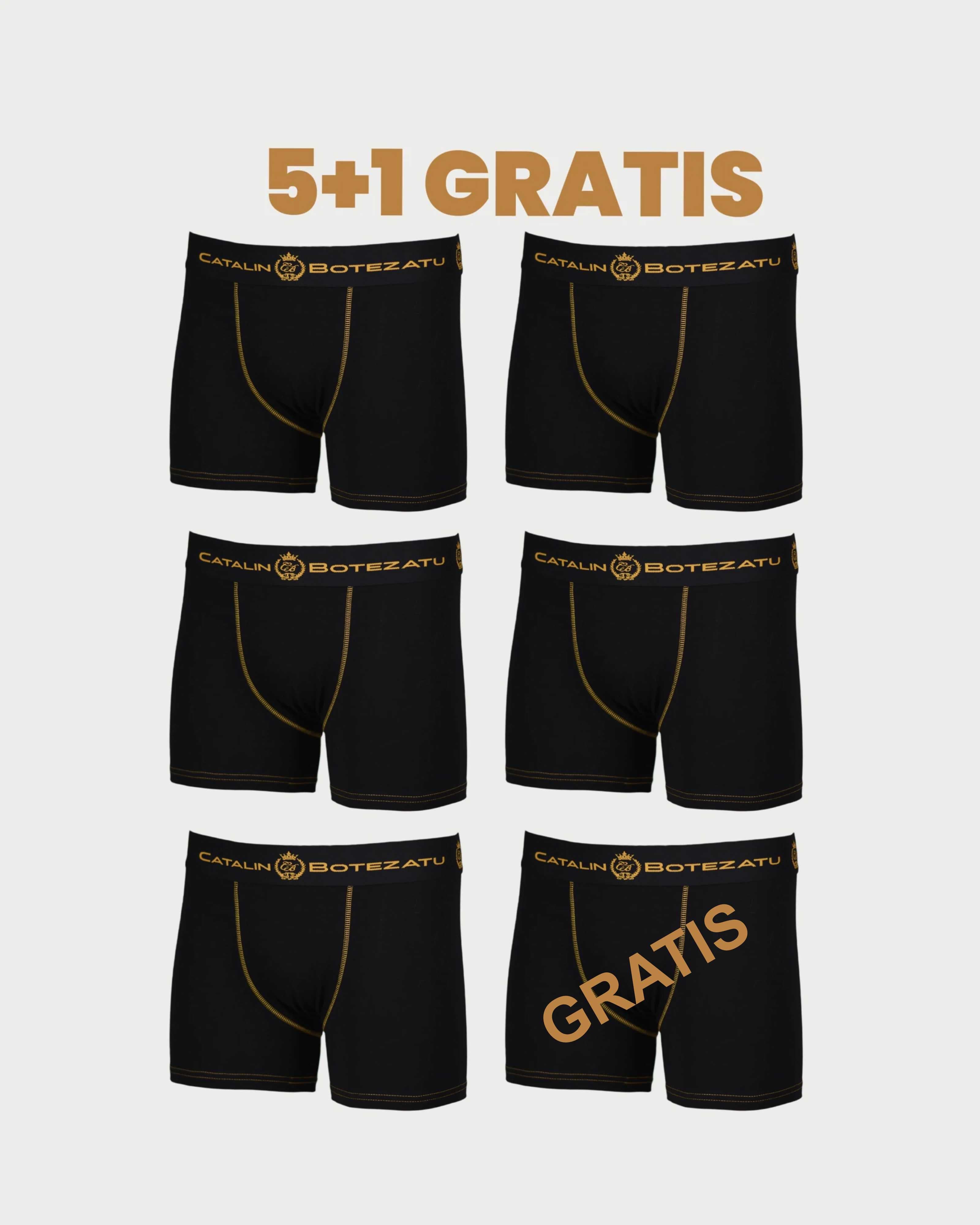 BOXERI NEGRI COMOZI PACHET PROMOTIONAL