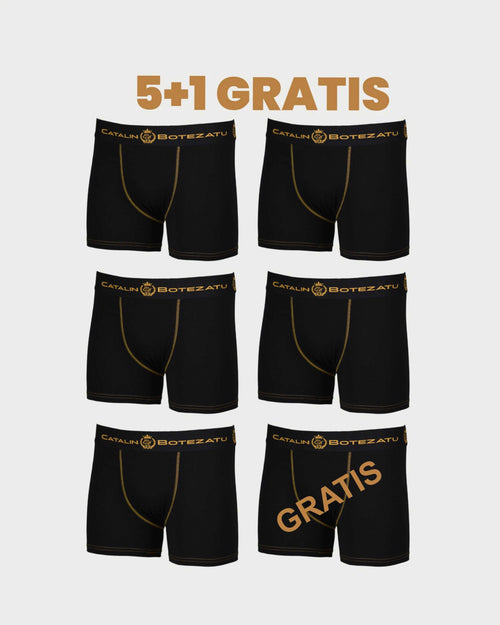 BOXERI NEGRI COMOZI PACHET PROMOTIONAL