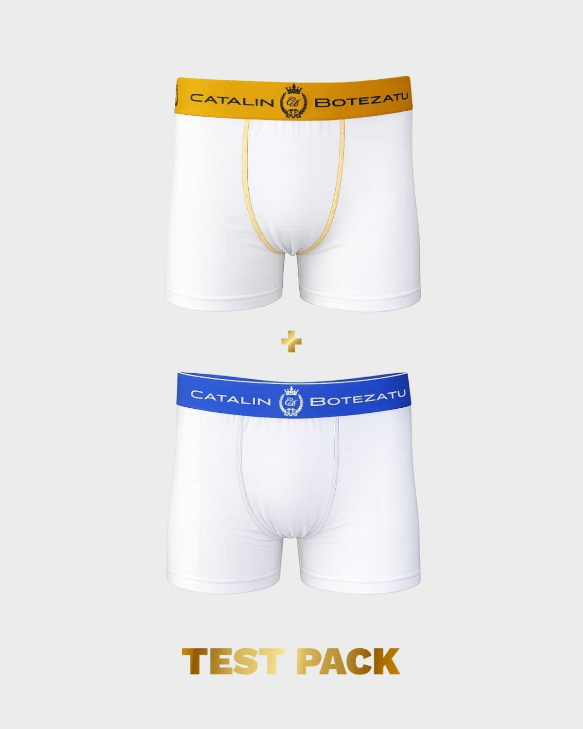 PACHET DE BOXERI ALBI