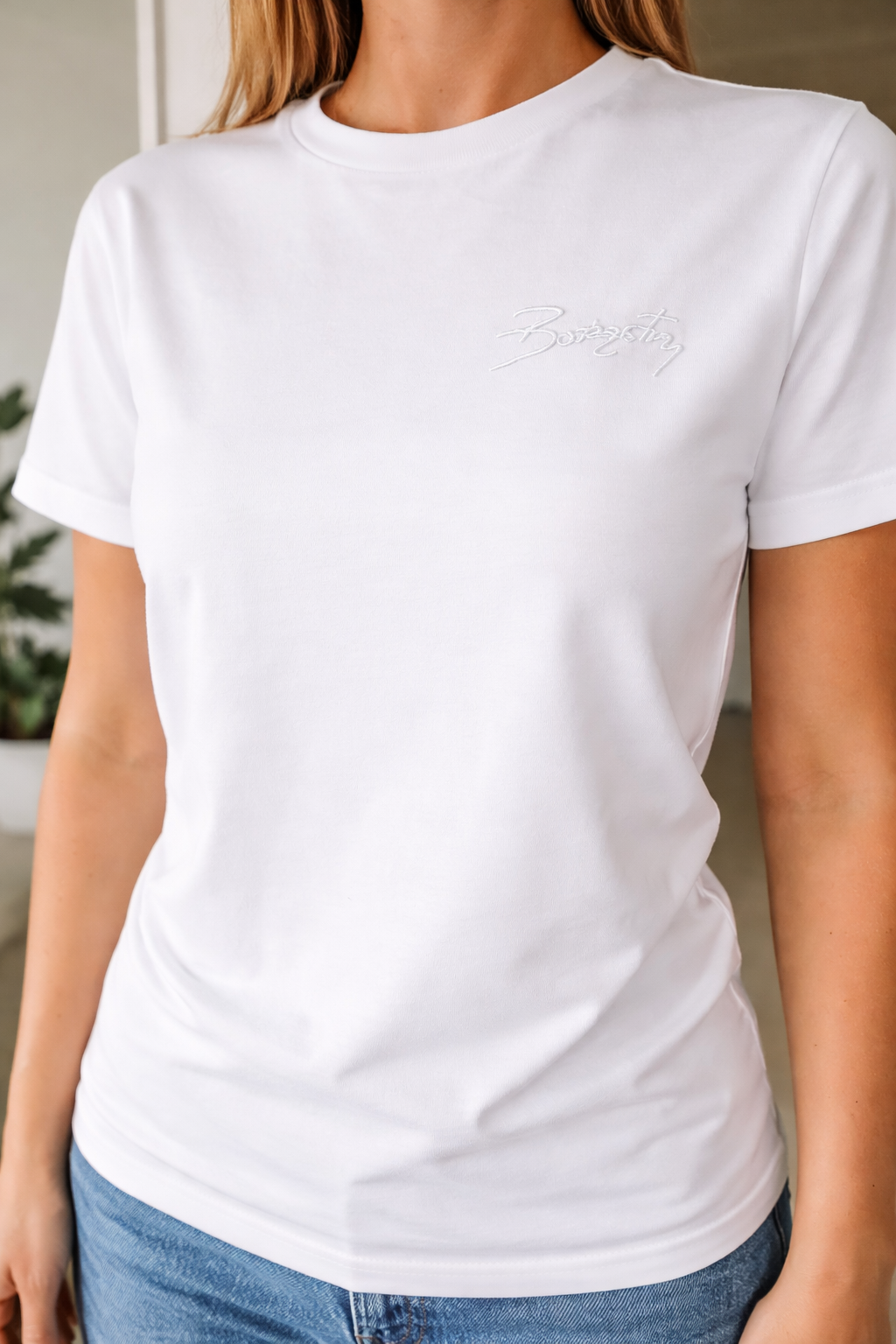 BASIC WHITE- Tricou din bumbac organic