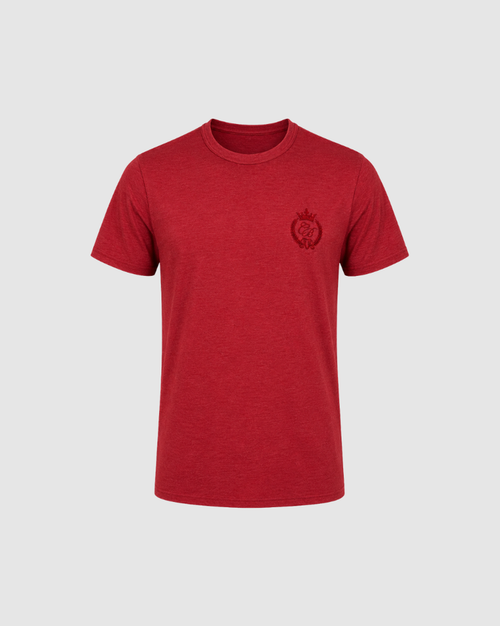 Tricou Premium Bordo Melanj Cătălin Botezatu – 92% Bumbac Premium