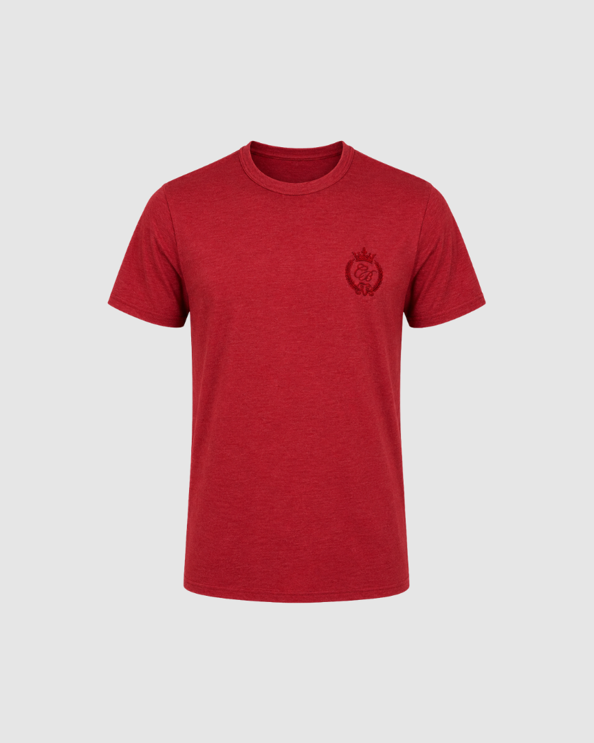 Tricou Premium Bordo Melanj Cătălin Botezatu – 92% Bumbac Premium