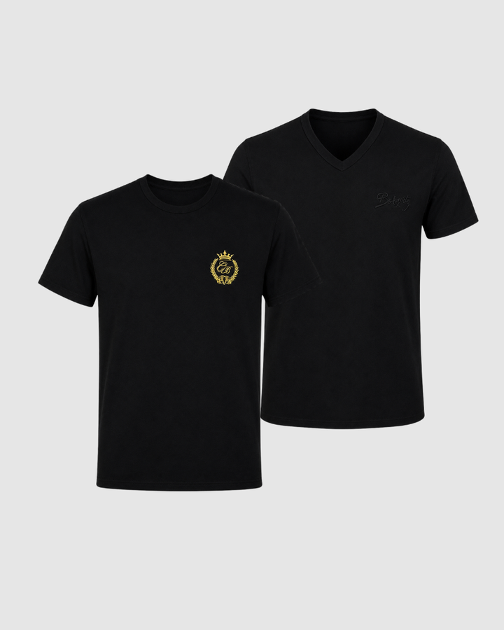 SET DE 2 TRICOURI NEGRE  - V2
