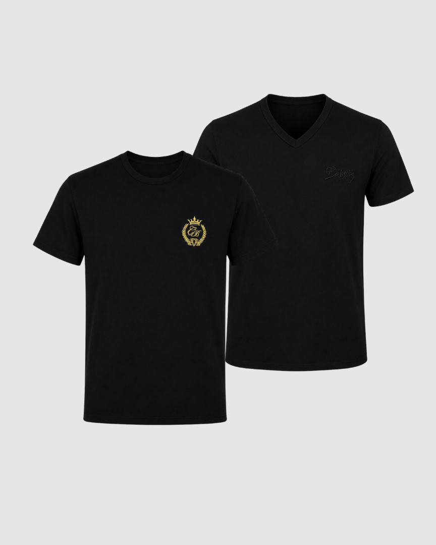 SET DE 2 TRICOURI NEGRE  - V2