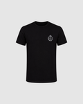 Tricou Premium Negru  nefinisat cu Siglă Argintie Cătălin Botezatu