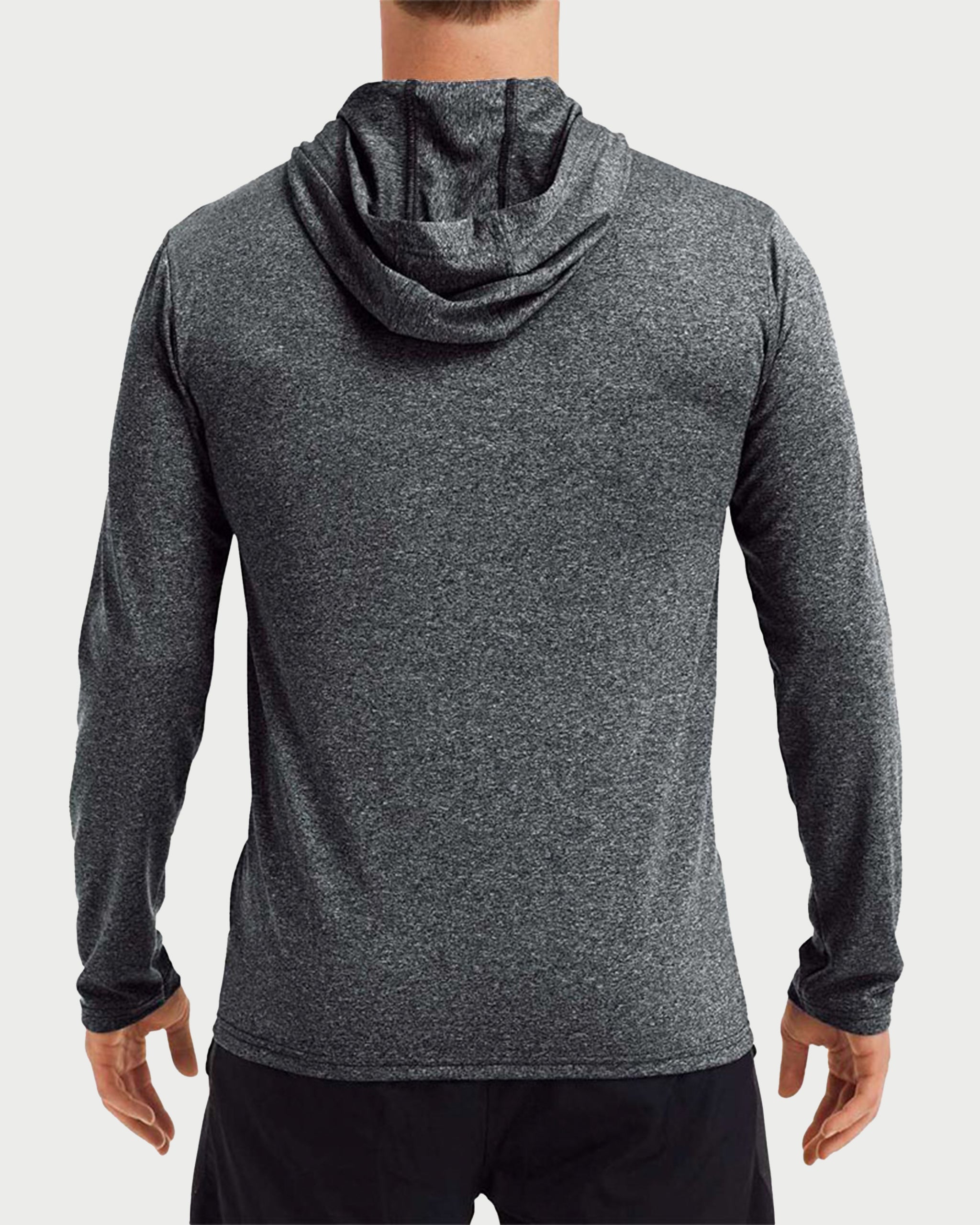 ACTIVE BLACK- bluză băbătească sport cu gluga