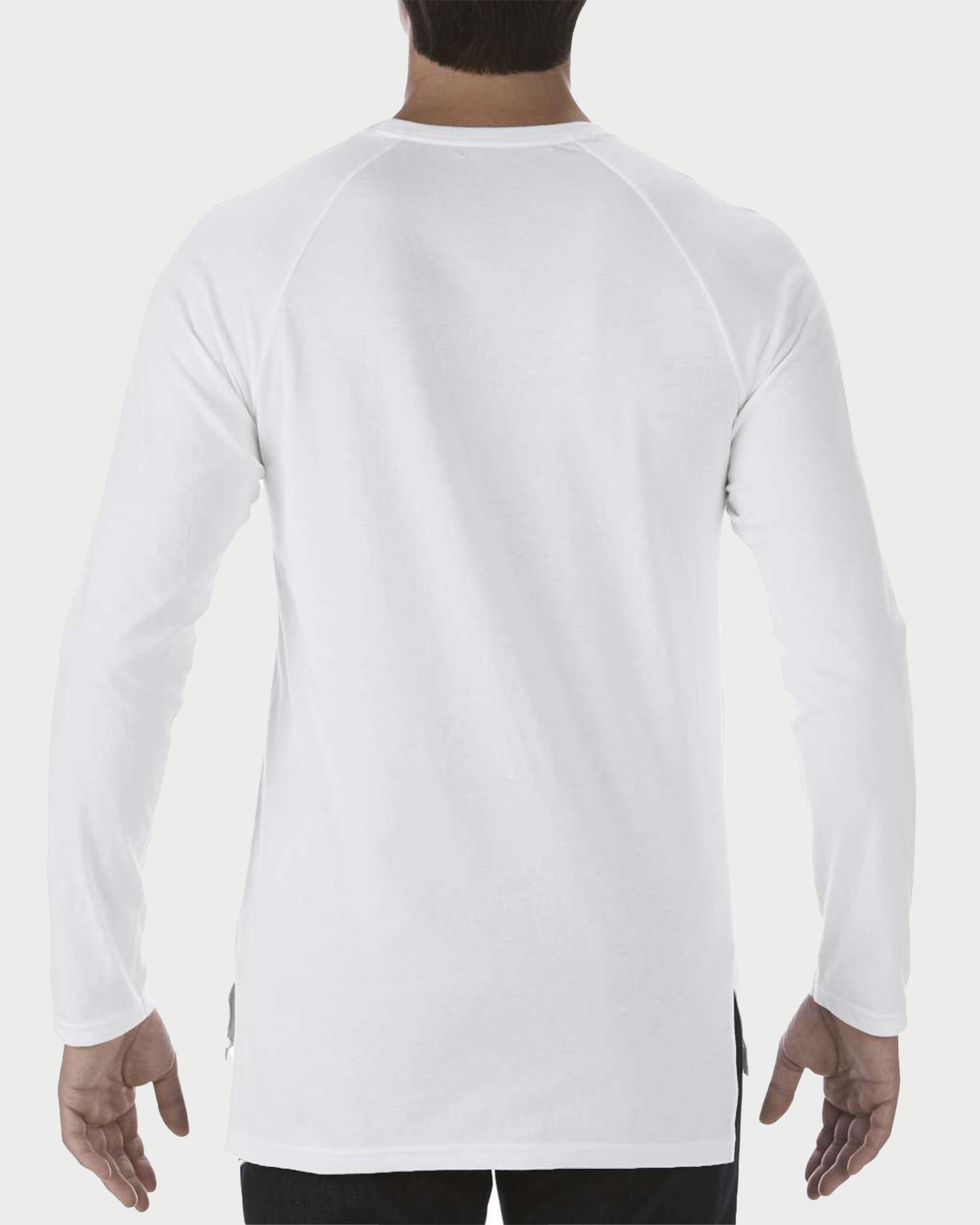 WHITE VISION - bluza barbateasca din bumbac premium