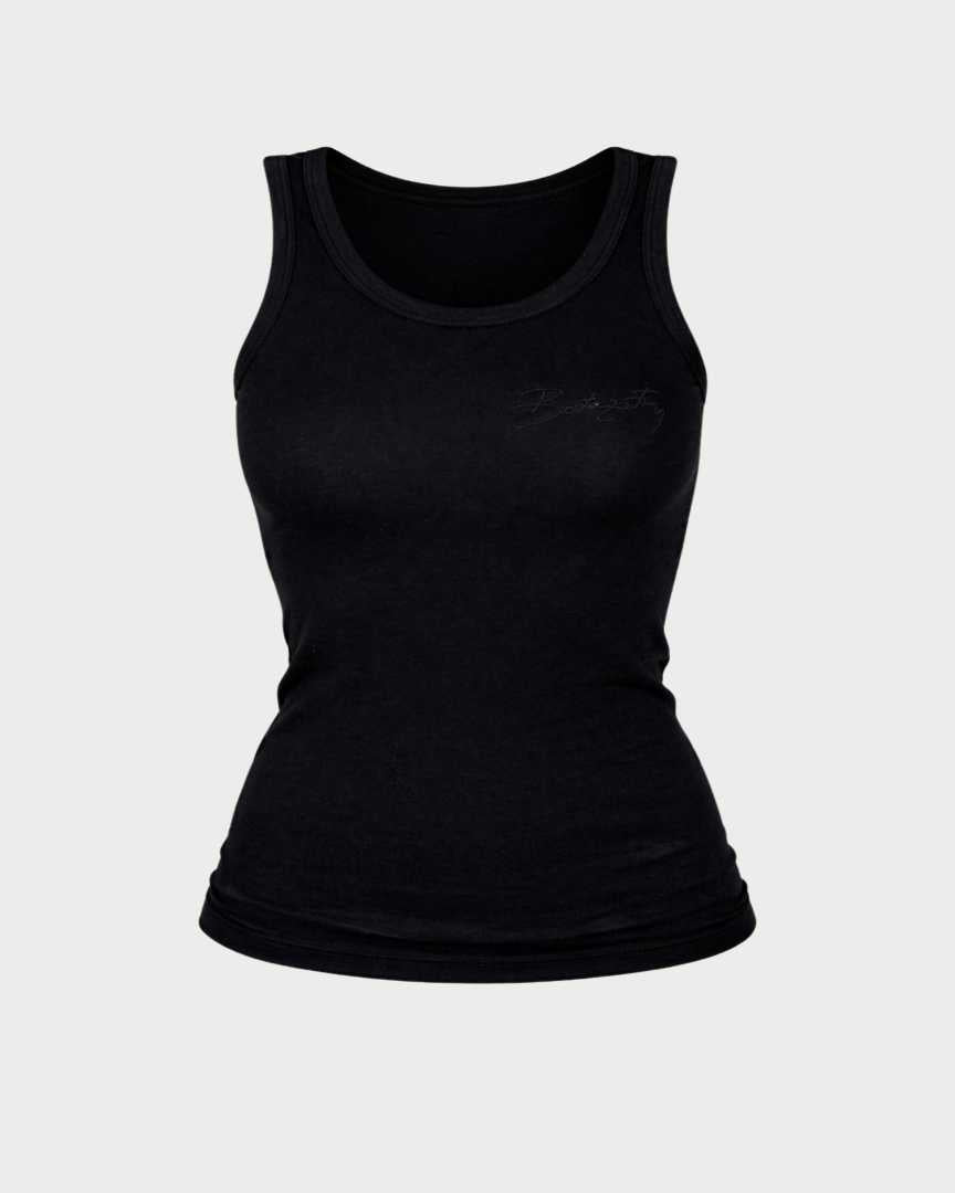 DEBARDEUR NOIR - MAIOU FEMEI BUMBAC ORGANIC