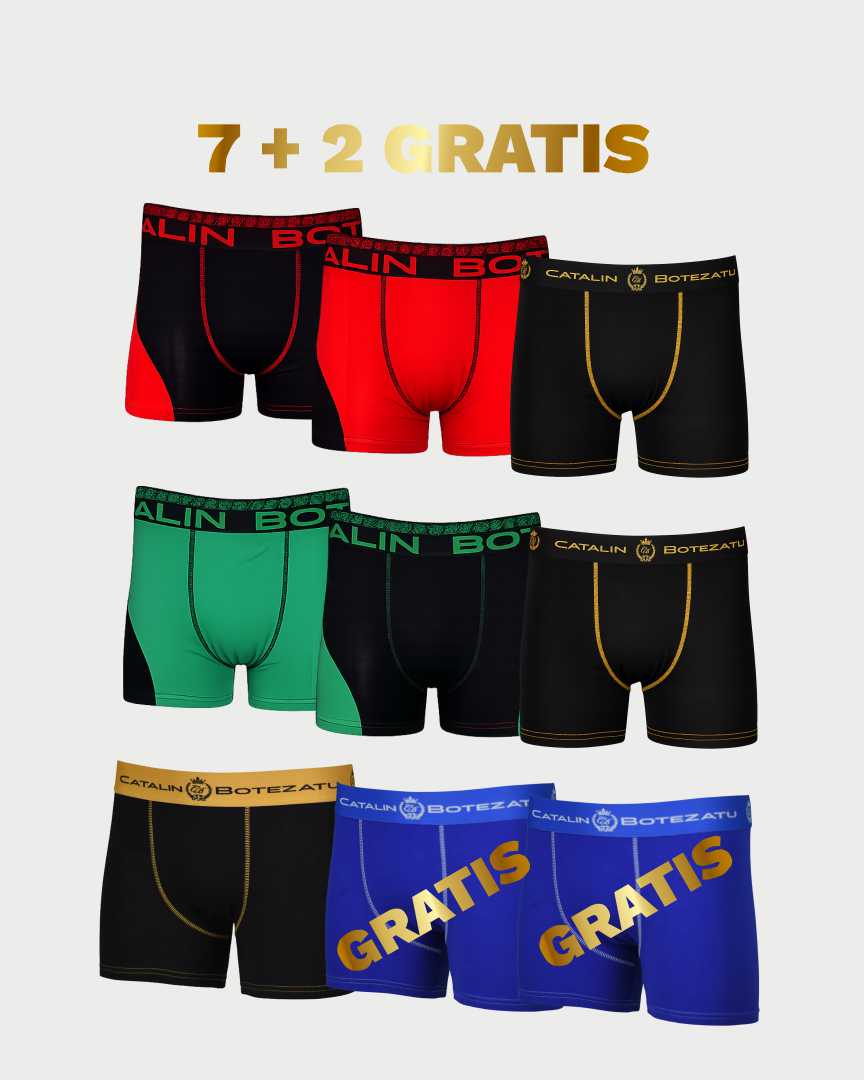 Pachet de boxeri colorati Catalin Botezatu