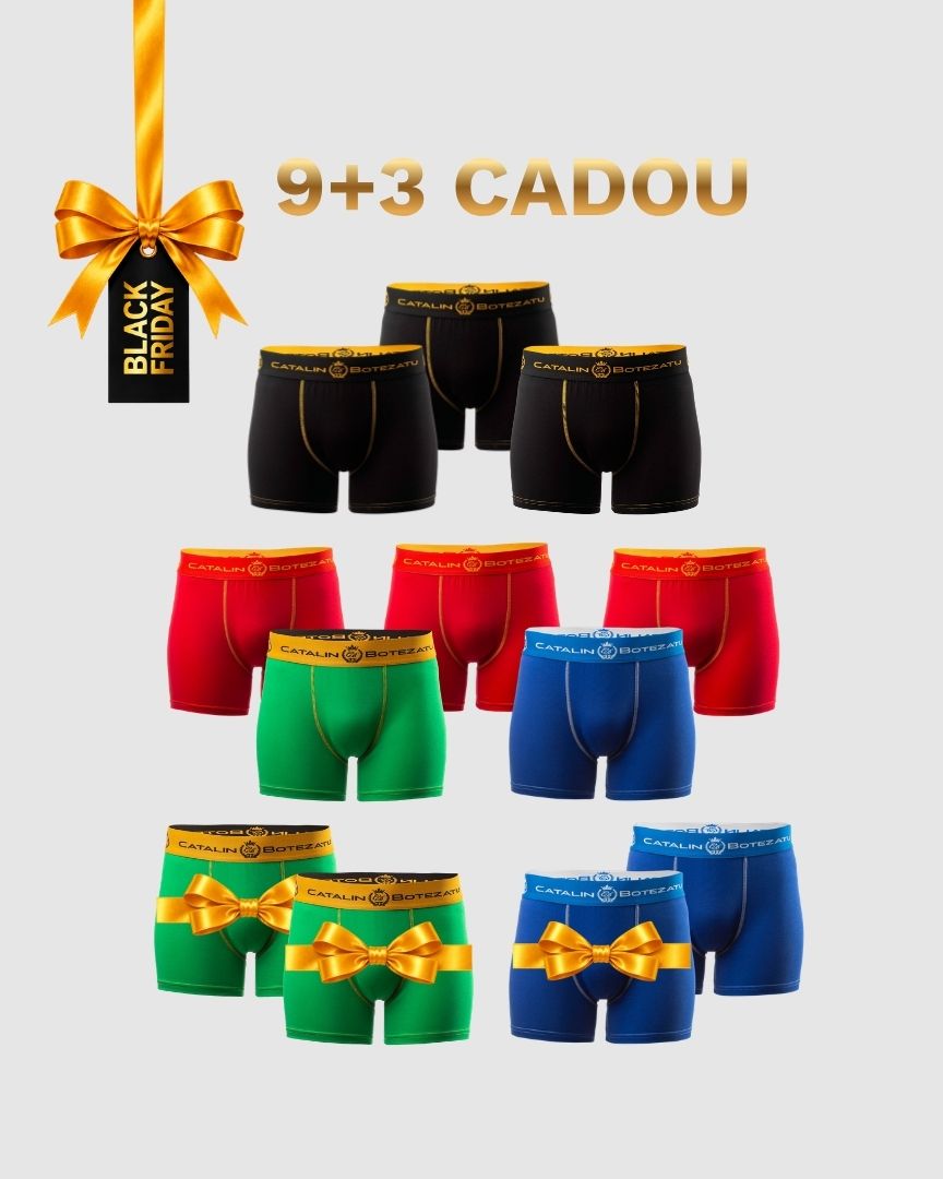 Color Classic: 9 boxeri + 3 CADOU Cătălin Botezatu BF