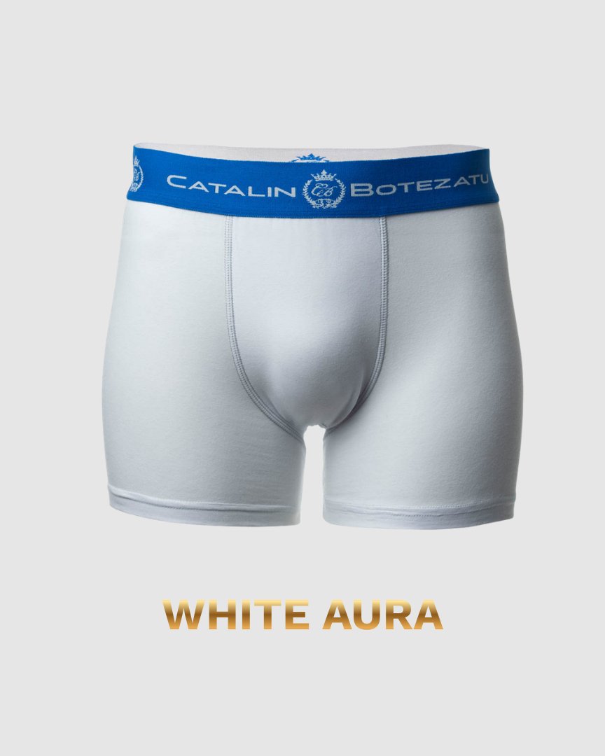 Combo white - boxeri premium Cătălin Botezatu