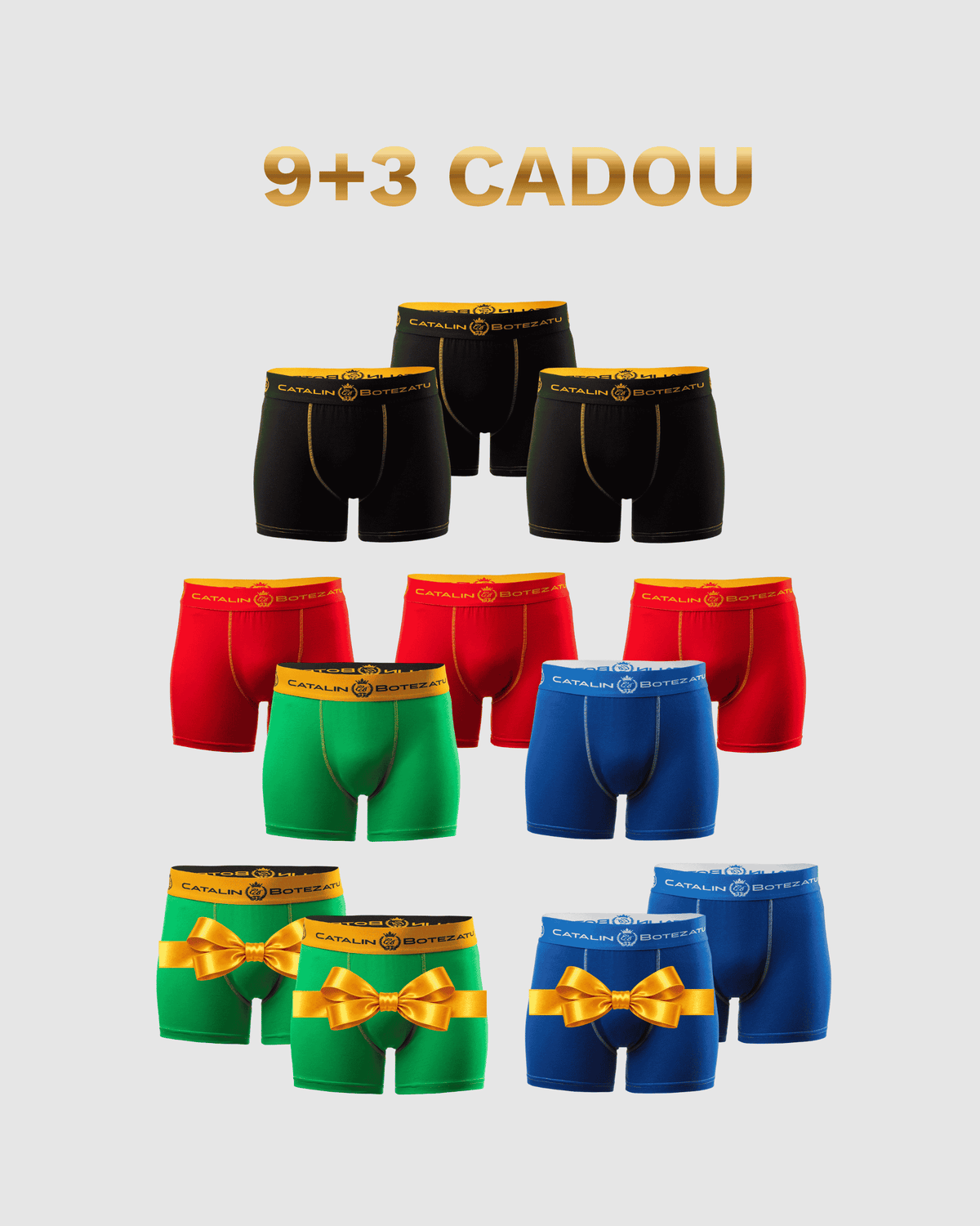 Color Classic: 9 boxeri + 3 CADOU Cătălin Botezatu BF
