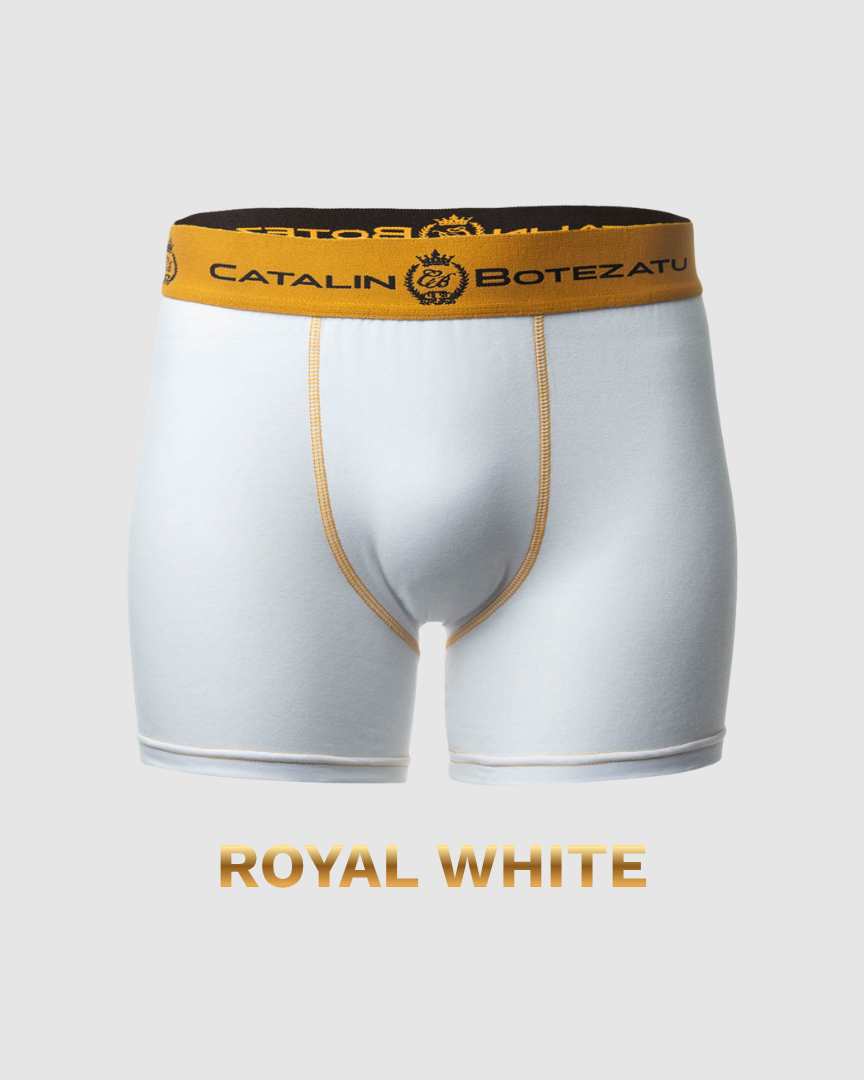 Combo white - boxeri premium Cătălin Botezatu