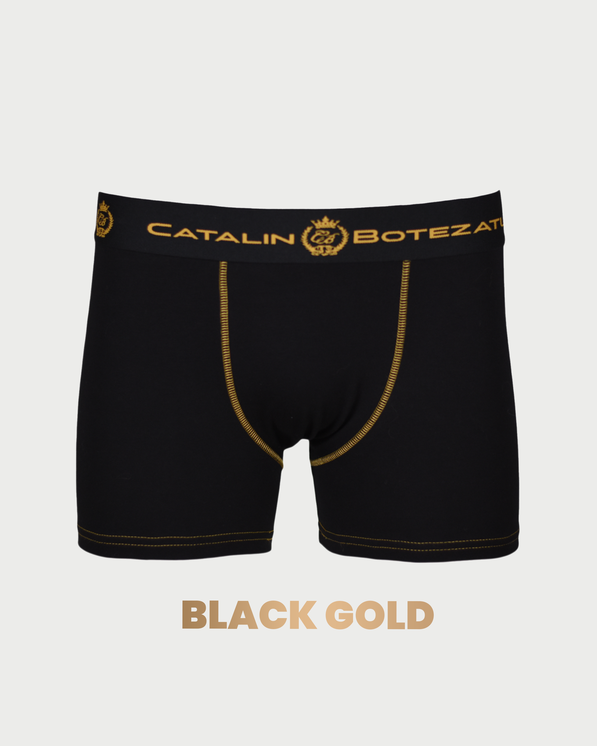 BLACK GOLD - boxeri barbati din bumbac premium
