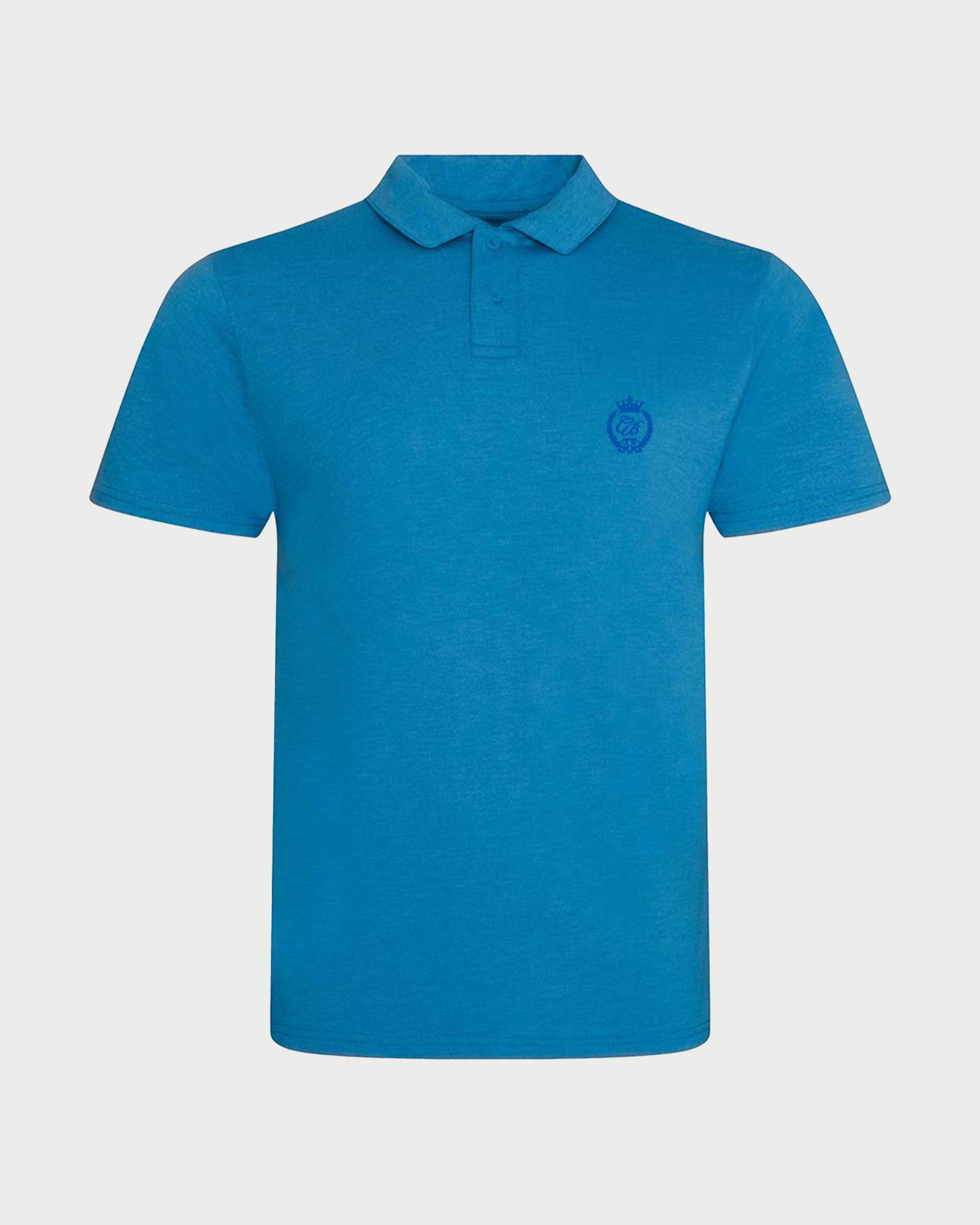 ARRAY TURQUOISE-  tricou polo tri-blend