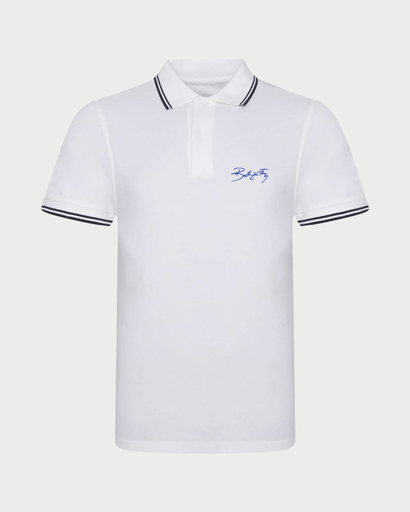 MYR WHITE -   tricou polo din bumbac premium
