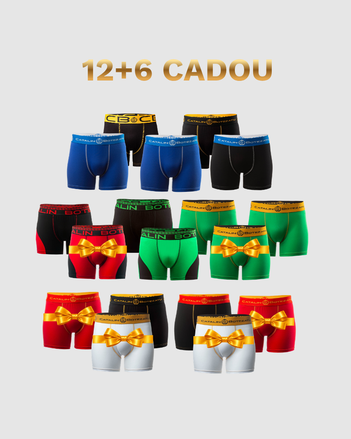 BLACK FRIDAY – Color Mix: 12 boxeri + 6 CADOU Cătălin Botezatu
