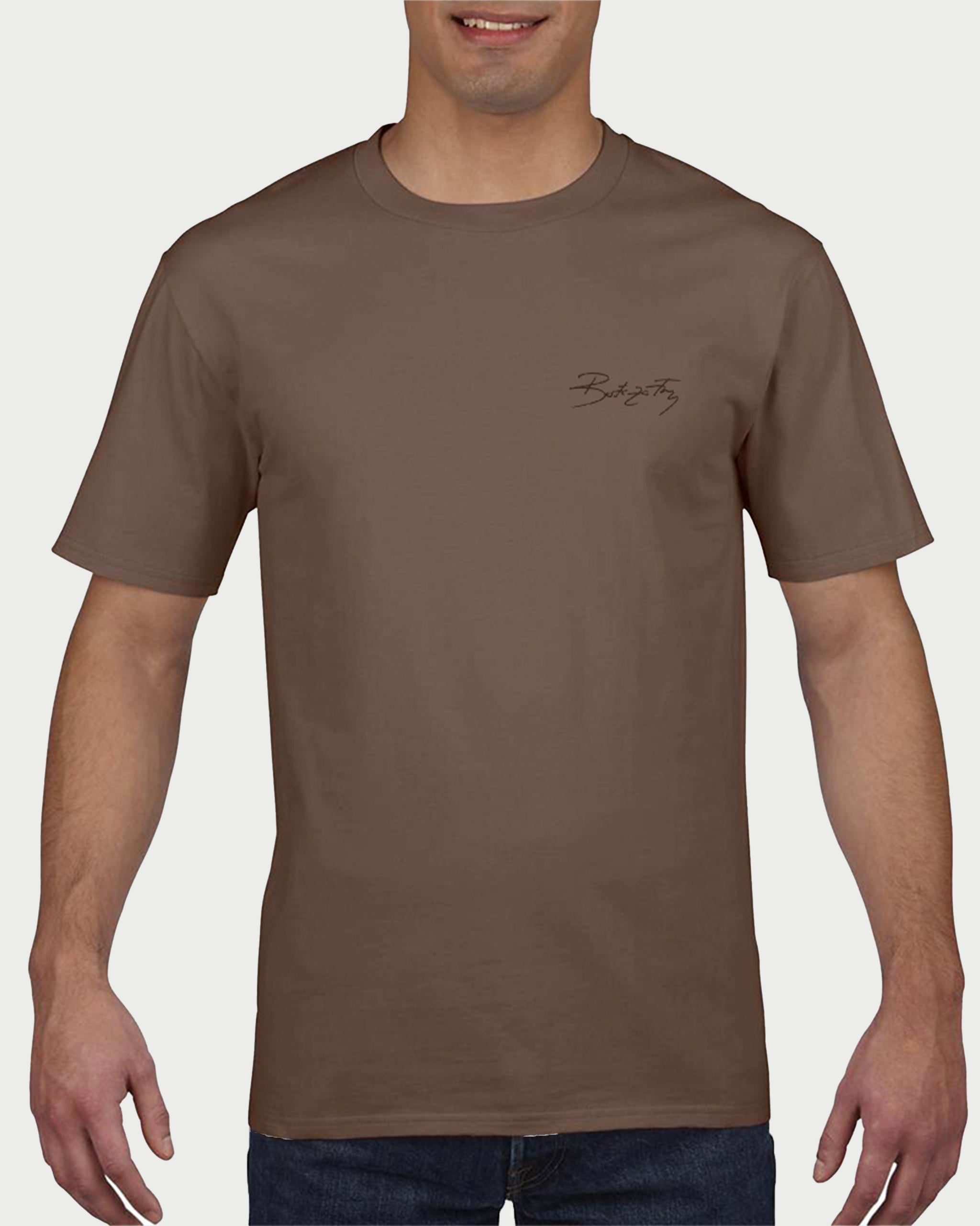 BROWN TEMPLAR - tricou barbati din bumbac premium