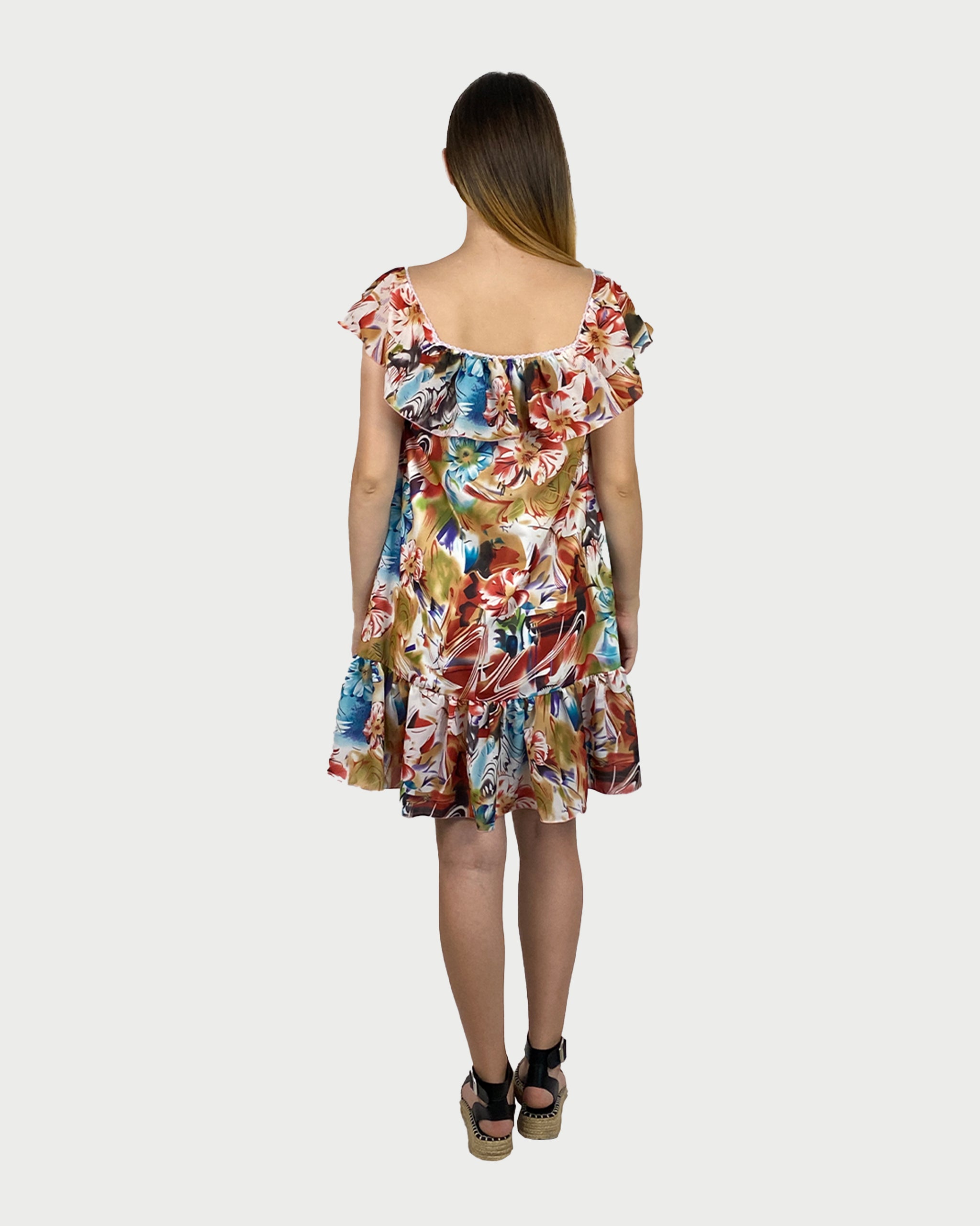 MELANGE RUFFLES - rochie Editie Limitata pentru femei