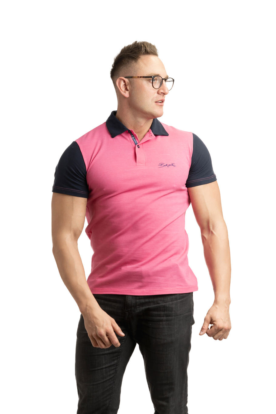 PINK ARRAY -  tricou polo din bumbac premium